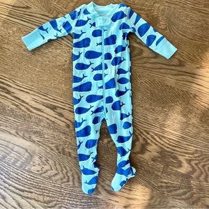 Hanna Andersson Whale Footed Sleeper